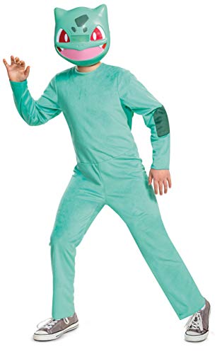 Disguise Pokemon Costume Bulbasaur for Kids, Children's Classic Character Outfit, Child Size Small (4-6) Green von Disguise