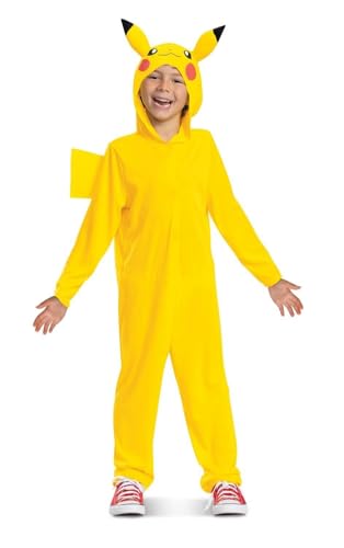 Disguise Pokemon Pikachu-Kostüm, offizielles Pikachu-Kostüm, 100 % Polyester, Pikachu-Kapuze, Halloween, Karneval, empfohlen für Kinder von 3 bis 4 Jahren, Größe XS Disguise Pokemon Pikachu-Kostüm, offizielles Pikachu-Kostüm, 100 % Polyester, Pikachu-Kapuze, Halloween, Karneval, empfohlen für Kinder von 3 bis 4 Jahren, Größe XS von Disguise
