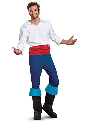 Übergröße Little Mermaid Prinz Eric Deluxe Herrenkostüm 3X, Mehrfarbig, 3X Übergröße Little Mermaid Prinz Eric Deluxe Herrenkostüm 3X, Mehrfarbig, 3X von Disguise
