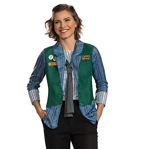 Disguise Stranger Things Adult Deluxe Video Stop Robin S4 Fancy Dress Costume Medium Disguise Stranger Things Adult Deluxe Video Stop Robin S4 Fancy Dress Costume Medium von Disguise
