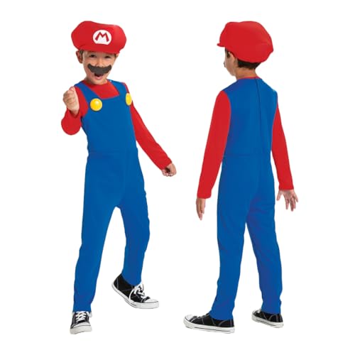 SUPER MARIO Disguise Offizielles Nintendo Kostüm Mario Kart Kostüm Kinder Jungen Faschingskostüme Kinder M, Blau SUPER MARIO Disguise Offizielles Nintendo Kostüm Mario Kart Kostüm Kinder Jungen Faschingskostüme Kinder M, Blau von SUPER MARIO