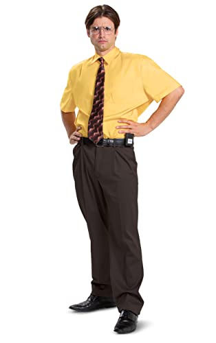 Disguise The Office Dwight Erwachsenenkostüm, Mehrfarbig, Medium (38-40) US von Disguise