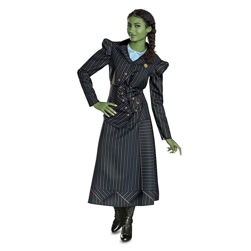 Disguise Wicked Elphaba Shiz University Kostüm, offizielles Wicked Movie Kostüm Outfit, Elphaba, L (12-14) von Disguise