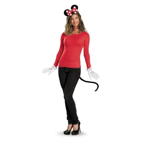 Disney Minnie Mouse Clubhouse Kit, Rot/Weiß/Schwarz, Einheitsgröße von Disguise
