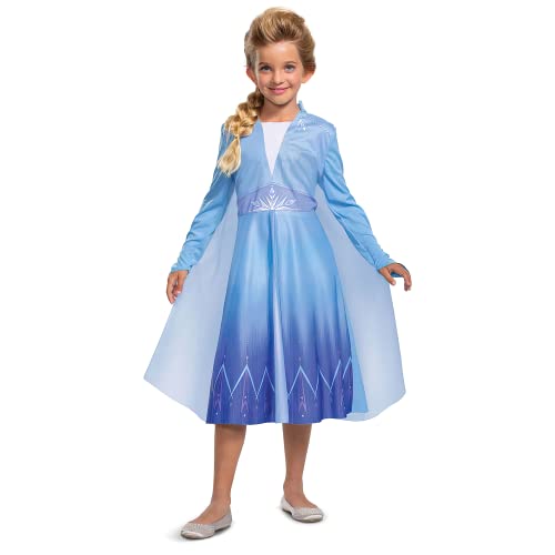 DISGUISE Disney Official Elsa Kostüm Mädchen, Elsa Kleid Kinder, Elsa Kostüm Mädchen, Eiskönigin Kleid, Eiskönigin Kostüm Elsa Kinder, Prinzessin Kostüm Mädchen, Elsa Kostüm Kinder Mädchen S von Disguise