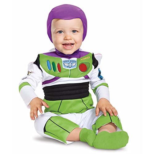 Disney Offizielles Toy Story Buzz Lightyear Kostüm Kinder Jungen Astronaut Babykostüm Kleinkind Faschingskostüme Kinder Astronaut Karneval Geburstag Overall Costume von Disguise