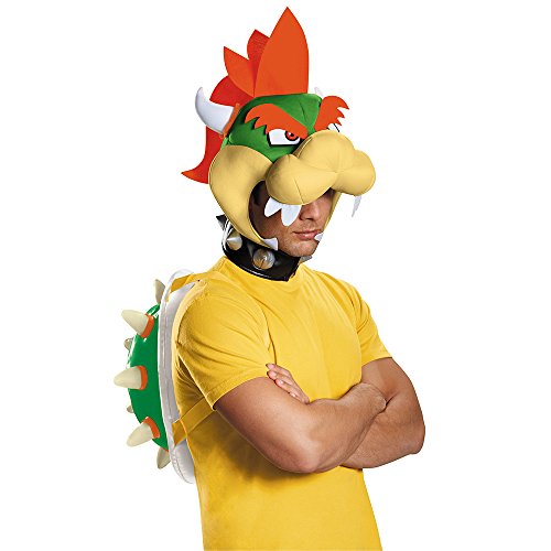 Disguise Bowser Kostüm für Herren – Erwachsene, Mehrfarbig/Meereswellen (Ocean Tides), Einheitsgre von Disguise