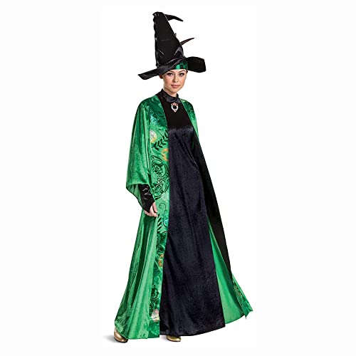 Harry Potter Deluxe Professor McGonagall Fancy Dress Costume for Adults Medium von Disguise