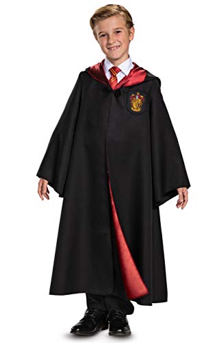 Harry Potter Gryffindor Robe Deluxe Children's Costume Accessory, Black & Red, Kids Size Large (10-12) von Disguise