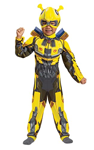 Hummel-Kostüm, offizielles Transformers Rise of the Beasts-Kostüm und gepolsterte Muskelmaske, Größe 2T Hummel-Kostüm, offizielles Transformers Rise of the Beasts-Kostüm und gepolsterte Muskelmaske, Größe 2T von Disguise