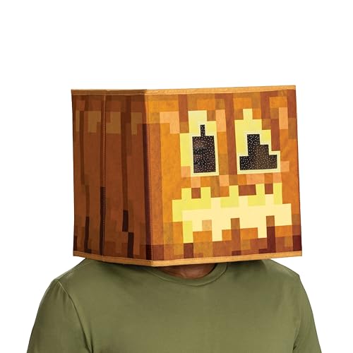 Jack O'Lantern Kostüm zum Jahrestag, Blockkopf, Unisize 8+ von Disguise