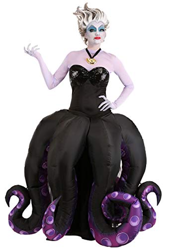 Kleine Meerjungfrau Damen Ursula Prestige Kostüm 5X Schwarz, Schwarz, 5XL Große Größen von DISGUISE