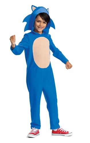 LIRAGRAM Fancy Sonic Kostüm, einfarbig, Blau, Creme, L (amscan 361-12844915LL_0192995128446) von Disguise