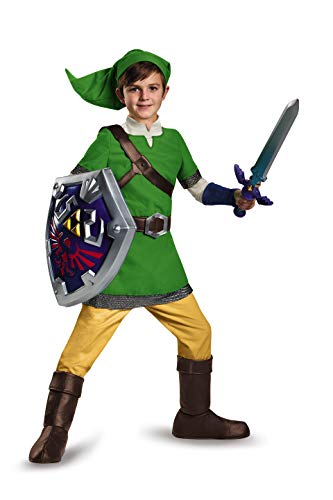 Legend of Zelda Link Deluxe Costume Child Small 4-6 von Disguise