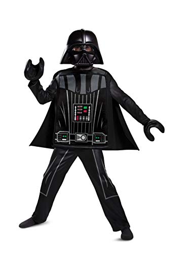 Lego Darth Vader Costume for Kids, Deluxe Lego Star Wars Themed Children's Character Outfit, Child Size Small (4-6) Black von Disguise