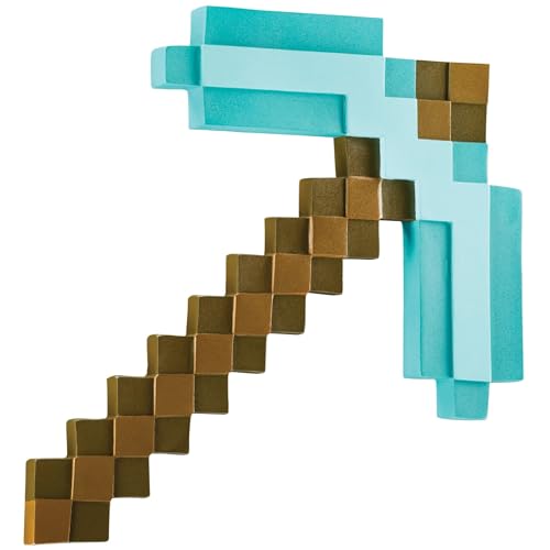 Minecraft DISKX65685 Disguise Accessories Kostüm, Diamant Spitzhacke, 4 Jahre+, Einheitsgröße, Zubehör, 4+Jahre, Pickaxe Minecraft DISKX65685 Disguise Accessories Kostüm, Diamant Spitzhacke, 4 Jahre+, Einheitsgröße, Zubehör, 4+Jahre, Pickaxe von Disguise