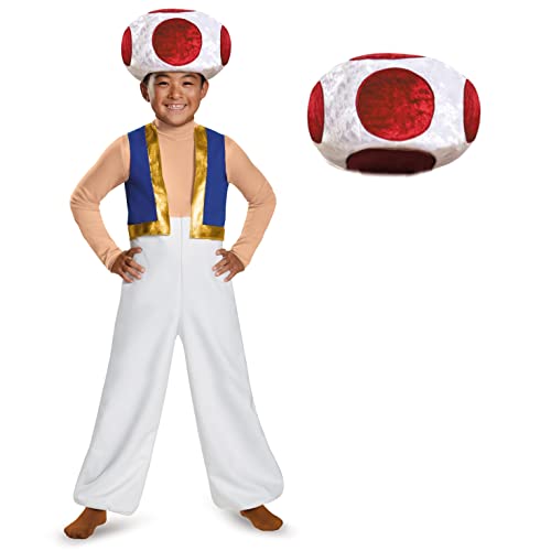 Nintendo Super Mario Toad Kinder Deluxe Kostüme Jungen Videospiele Charakter Outfits - Groß Nintendo Super Mario Toad Kinder Deluxe Kostüme Jungen Videospiele Charakter Outfits - Groß von Disguise
