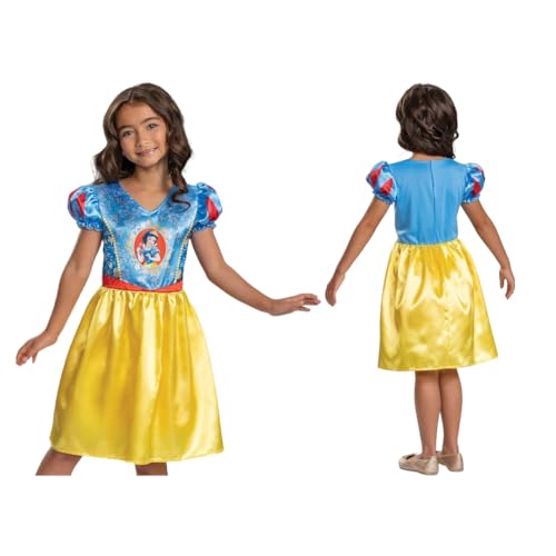 Offizielles Disney-Prinzessinnen-Kostüm, Schneewittchen-Kostüm für Mädchen, Schneewittchen-Kleid, Größe S, Mädchen von 4 bis 6 Jahren Offizielles Disney-Prinzessinnen-Kostüm, Schneewittchen-Kostüm für Mädchen, Schneewittchen-Kleid, Größe S, Mädchen von 4 bis 6 Jahren von Disguise
