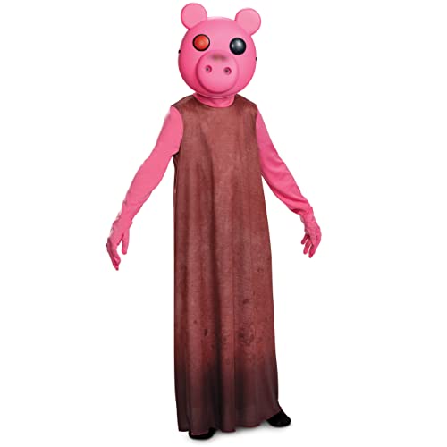Piggy Kostüm für Kinder, offizielles Schweinchen Videospiel-Kostüm, Outfit und Maske, Größe (10-12) von Disguise