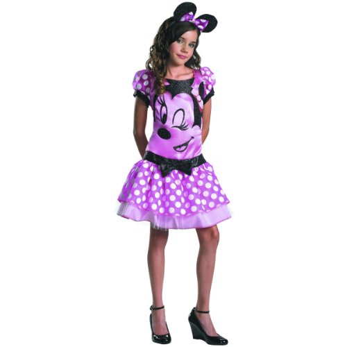 Pink Minnie Mouse Child Costume - Large von Disguise