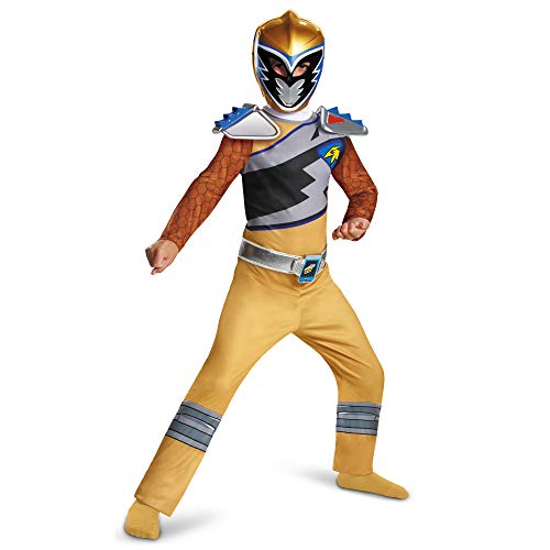 Power Rangers Dino Charge Gold Classic Child Costume 7-8 von Disguise