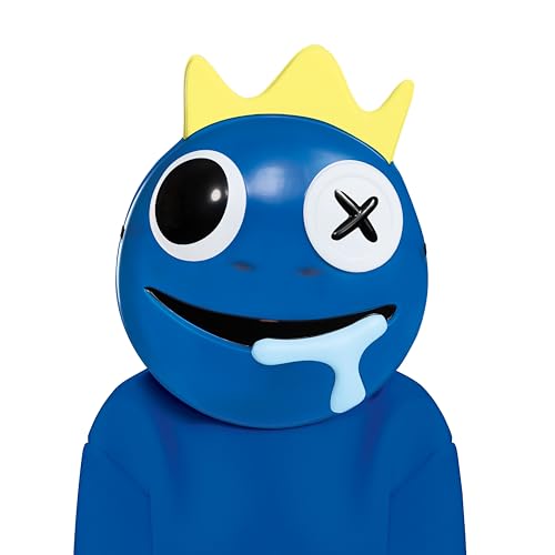 Rainbow Friends Maske - Blaues Kostüm, Einheitsgröße Kind von Disguise