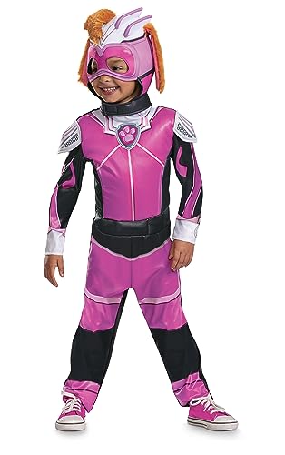 Skye Deluxe-Kostüm für Kinder, offizielles Paw Patrol Halloween-Kostüm, mit Rüstung und Kopfschmuck für Kinder, Größe 2T Skye Deluxe-Kostüm für Kinder, offizielles Paw Patrol Halloween-Kostüm, mit Rüstung und Kopfschmuck für Kinder, Größe 2T von Disguise