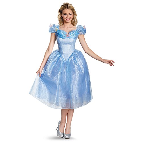 Women's Deluxe Cinderella Movie Fancy dress costume Large von Disguise