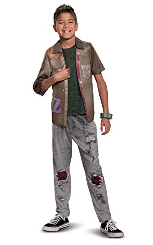 Zed Zombies Costume, Disney Zombies-2 Character Outfit, Kids Movie Inspired Shirt, Pants and Z-Band, Classic Child Size Medium (7-8) Green von Disguise