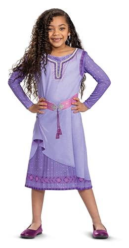 disguise Asha Classic Kinder-Kostüm M für Mädchen zwischen 7-8 Jahren von disguise