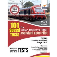101 Speed Test for Indian Railways (RRB) Assistant Loco Pilot Exam Stage I & II - 2nd Edition von Disha Publication