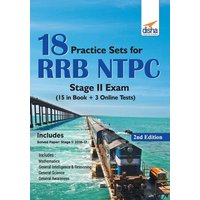 18 Practice Sets for RRB NTPC Stage II Exam (15 in Book + 5 Online Tests) 2nd Edition von Disha Publication