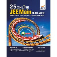 25 Online JEE Main Year-wise Solved Papers (2019 - 2012) with 5 Online Mock Tests 2nd Edition von Disha Publication