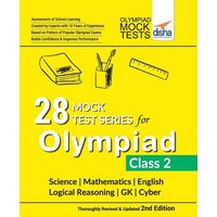 28 Mock Test Series for Olympiads Class 2 Science, Mathematics, English, Logical Reasoning, GK & Cyber 2nd Edition von Disha Publication