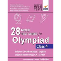 28 Mock Test Series for Olympiads Class 4 Science, Mathematics, English, Logical Reasoning, GK & Cyber 2nd Edition von Disha Publication