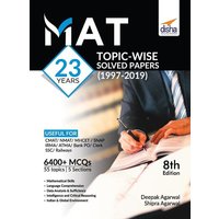 MAT 23 years Topic-wise Solved Papers (1997-2019) 8th Edition von Disha Publication