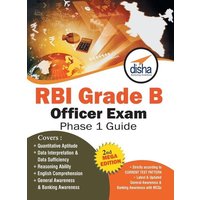 RBI Grade B Officer Exam Phase 1 Guide 2nd Mega Edition von Disha Publication