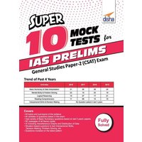 Super 10 Mock Tests for IAS Prelims General Studies Paper 2 (CSAT) Exam von Disha Publication