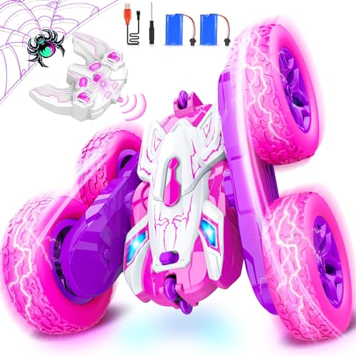 Dreamlandia Ferngesteuertes Auto ab 3-10 Jahre, Geschenk Mädchen 3 4 5 6 7 8 9 10 11 Jahre Spielzeug ab 3-10 Jahre Mädchen Rc Auto Monstertruck Geschenke für Mädchen Outdoor Spielzeug von Dreamlandia