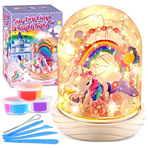 Dislocati Mädchen Geschenke 5-10 Jahre,Einhorn Geschenke für Mädchen Nachtlicht Kinder DIY lufttrocknendes Ton-Set Spielzeug ab 5-10 Jahre Mädchen Bastelset Ostergeschenke Kinder Dislocati Mädchen Geschenke 5-10 Jahre,Einhorn Geschenke für Mädchen Nachtlicht Kinder DIY lufttrocknendes Ton-Set Spielzeug ab 5-10 Jahre Mädchen Bastelset Ostergeschenke Kinder von Dislocati