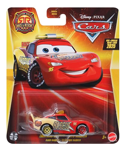 Disney Cars 2025 Mattel Druckguss-Heizkörperfedern, Maßstab 1:55, Race & Rescue Lightning McQueen Disney Cars 2025 Mattel Druckguss-Heizkörperfedern, Maßstab 1:55, Race & Rescue Lightning McQueen von Disney Cars