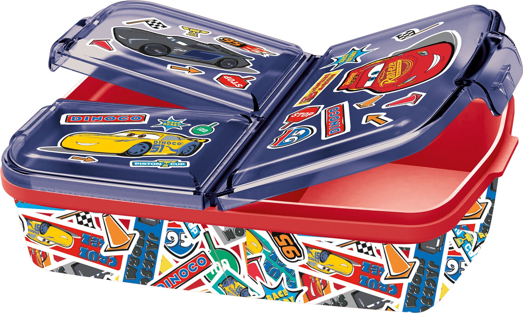 Disney Cars Brotdose 3 Fächer Disney Cars Brotdose 3 Fächer von Disney Cars