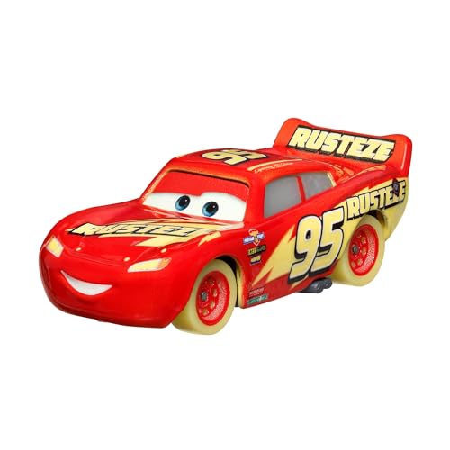 Disney Pixar Cars Glow Racers - Lightning McQueen - Cars Metal, Mehrfarbig von Disney Cars