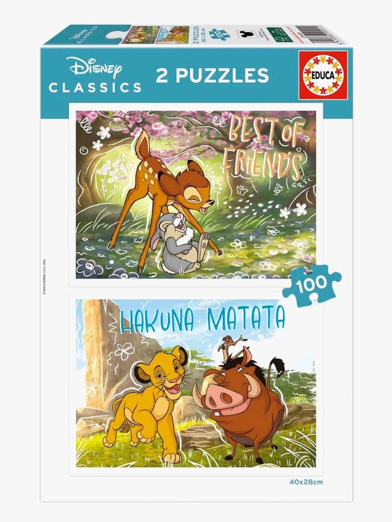 Educa Disney Classic Puzzle 2x100 Teile Educa Disney Classic Puzzle 2x100 Teile von Disney Classics