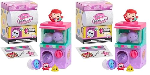 Disney Doorables Squish‘Alots Whatcha Gotcha-Automaten, mit 6 Überraschungen, Sammelfiguren, Kinderspielzeug ab 5 Jahren von Just Play, 11.43 (Packung mit 2) von Just Play