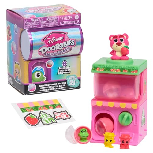 Disney Doorables Whatcha Gotcha-Automat, 8-teilig, 4 Überraschungs-Sammelfiguren, Kinderspielzeug ab 5 Jahren von Just Play von Disney Doorables