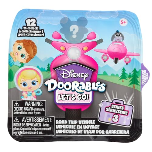 Doorables Let‘s Go Serie 3, Sammelfiguren und Fahrzeuge, 3,8 cm große Überraschungsfigur, Kinderspielzeug ab 5 Jahren von Just Play von Disney Doorables