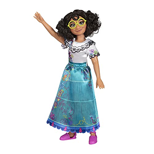 Disney Encanto Mode-Puppe Mirabel 26cm, bewegliche Gelenke, ausziehbares Outfit, Schuhe, Brille, braunes Haar, für Mädchen ab 3 Jahren Disney Encanto Mode-Puppe Mirabel 26cm, bewegliche Gelenke, ausziehbares Outfit, Schuhe, Brille, braunes Haar, für Mädchen ab 3 Jahren von Disney Encanto