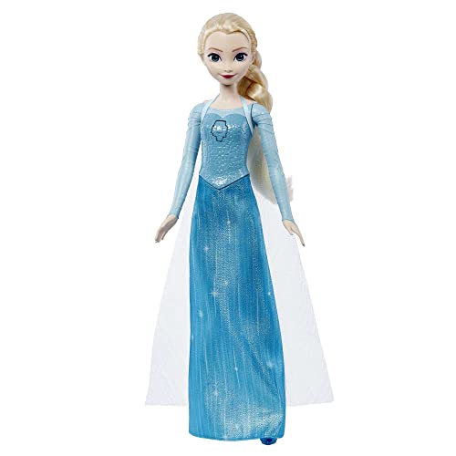 Disney Frozen - ELSA Im Morgengrauen werde ich auftauchen, Puppe mit besonderem Aussehen, singen Im Morgengrauen werde ich aufstehen aus dem Film, Spielzeug für Kinder 3+ Jahre alt, HMG33 von Disney Princess