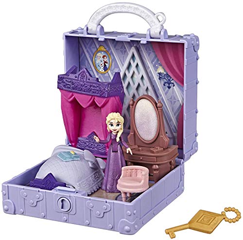 Disney Frozen Pop Adventures Elsa's Bedroom Pop-Up Plastic Playset With Handle, Including Elsa Doll, Diary, Chair, And Blanket Accessories - Toy For Kids Ages 3 And Up, Multicolor von Disney Frozen